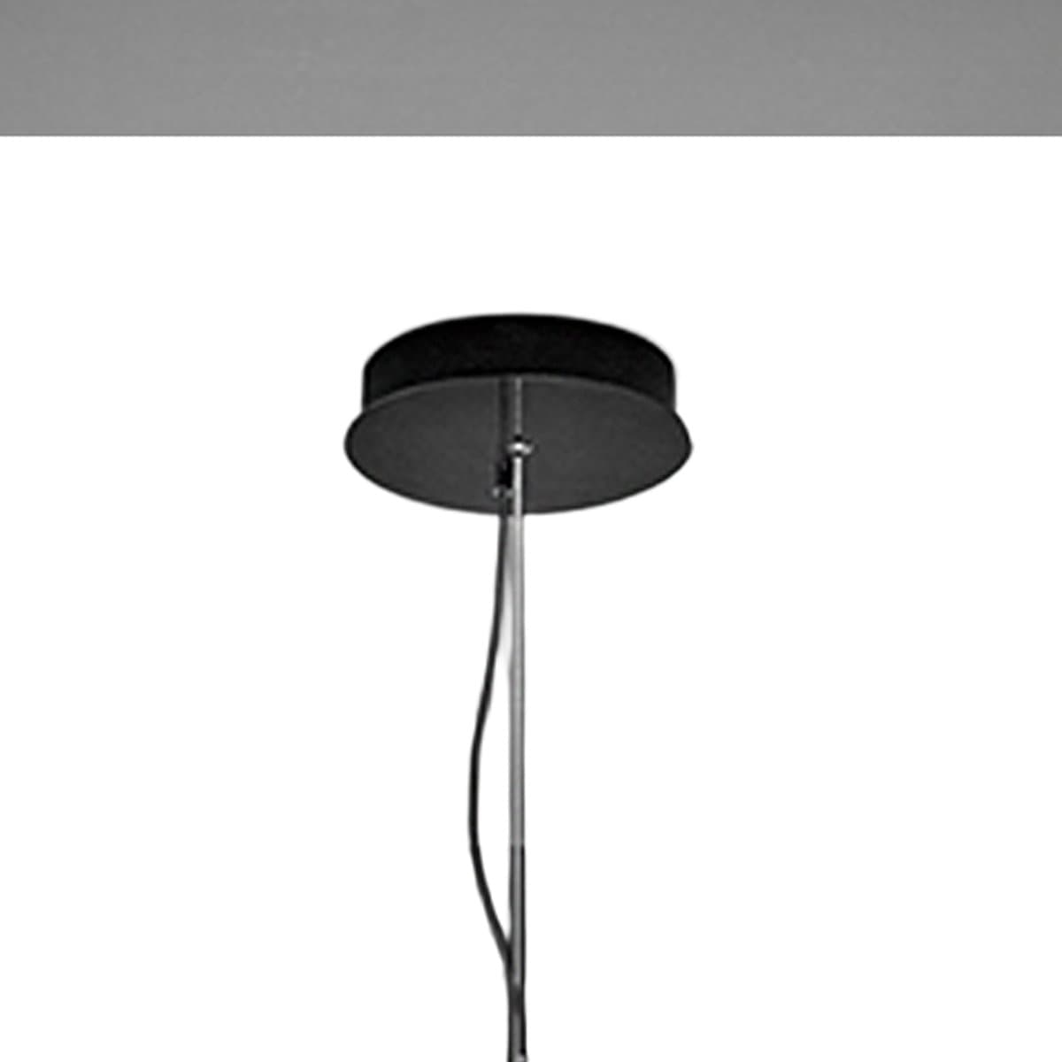 Lampadario acrilico Perenz VELIA 8449 N CT LED CCT 3200LM biemissione nero lucido - 2