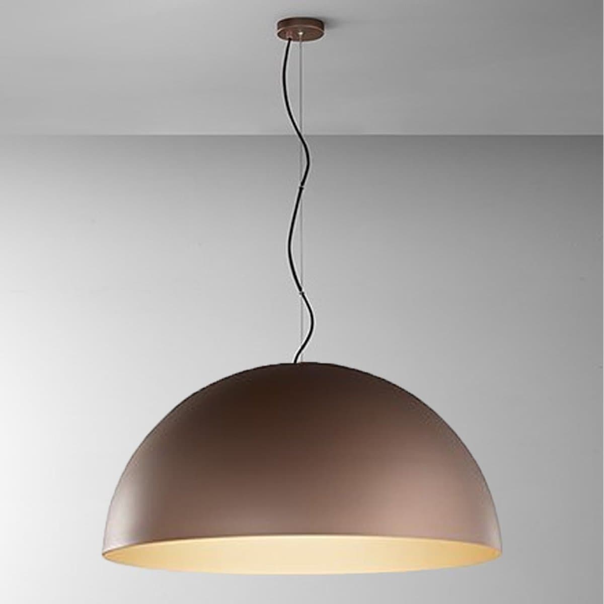 Lampadario cupola Perenz STEEL 8563 MM E27 LED 80CM marrone oro multiluce - 3