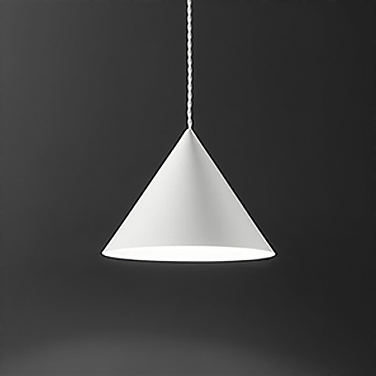 Lampadario conico Perenz ICONIC 8404 B E27 LED 30CM bianco opaco - 3