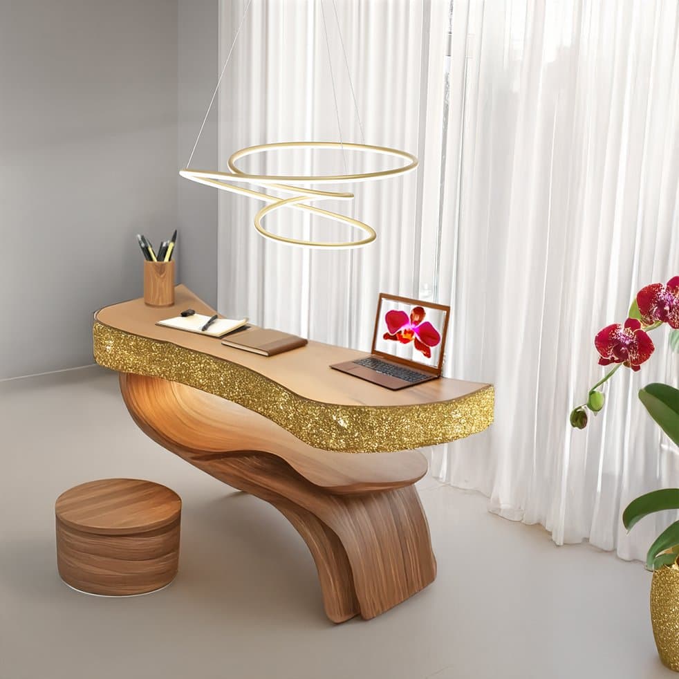 Lampadario classico Perenz SPIRA 8150 OR LC LED DIM 3000K 5500LM oro opaco - 2