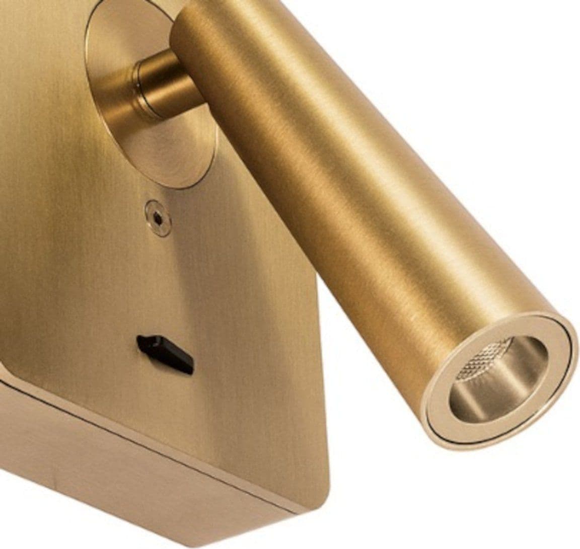 Applique classico Gea Led GAP592 LED alluminio oro metacrilato orientabile - 3