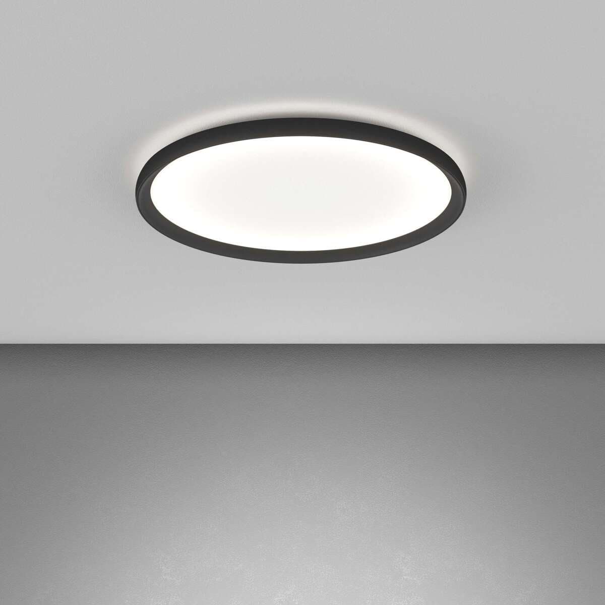 Plafoniera moderna Top light PLANA 1221 60 LED CCT SWITCH metallo acrilico - 7