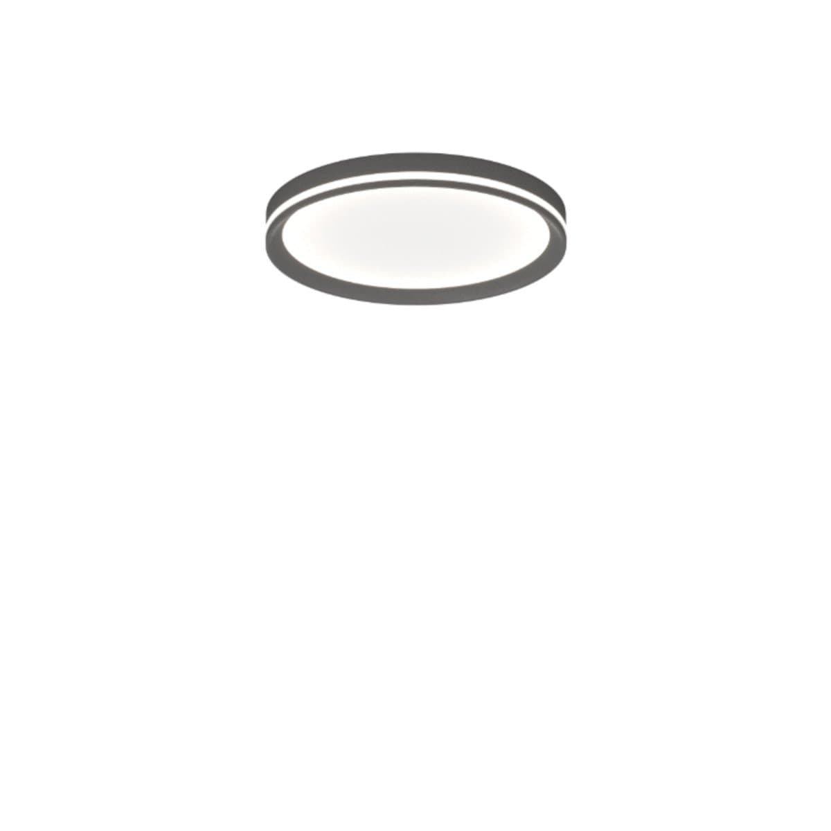 Plafoniera moderna Top light AERA 1222 40 LED CCT SWITCH biemissione metallo acrilico - 16