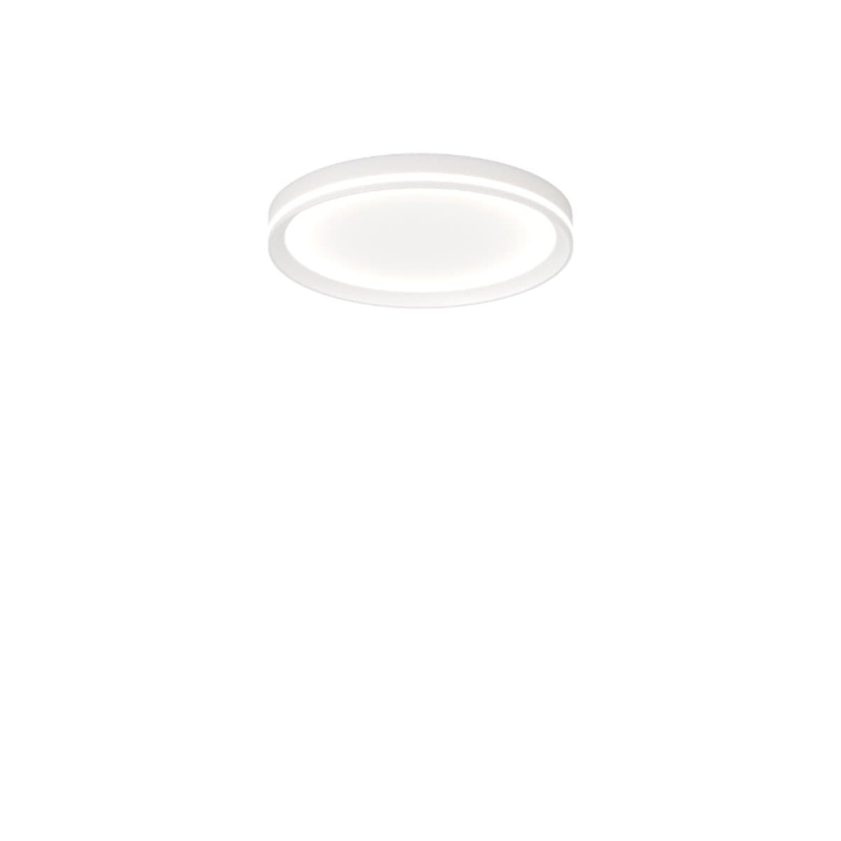 Plafoniera moderna Top light AERA 1222 40 LED CCT SWITCH biemissione metallo acrilico - 15
