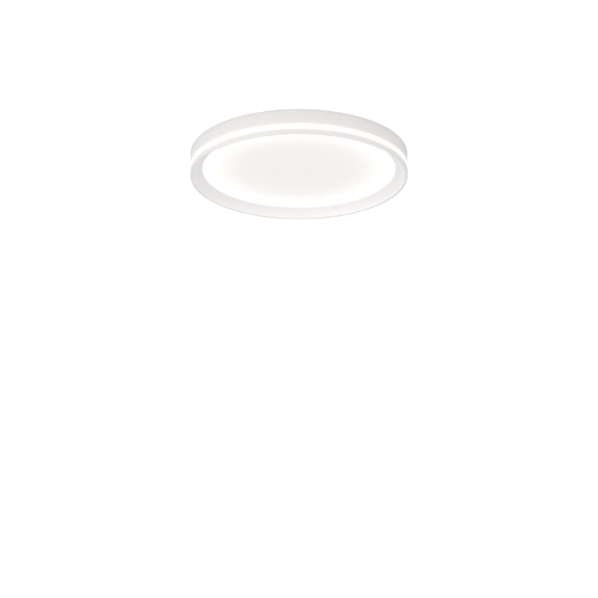Plafoniera moderna Top light AERA 1222 40 LED CCT SWITCH biemissione metallo acrilico - 5
