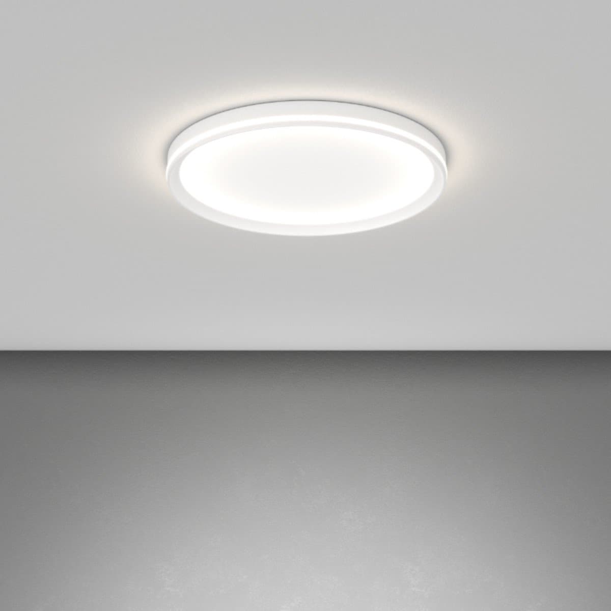 Plafoniera moderna Top light AERA 1222 50 LED CCT SWITCH biemissione metallo acrilico - 3