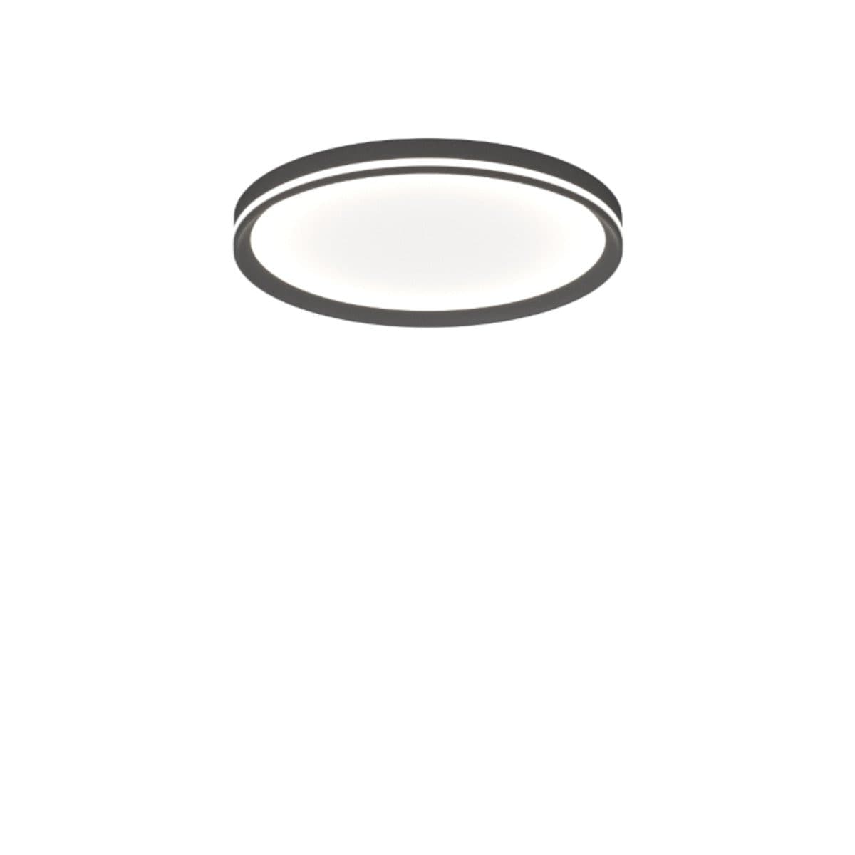 Plafoniera moderna Top light AERA 1222 50 LED CCT SWITCH biemissione metallo acrilico - 4