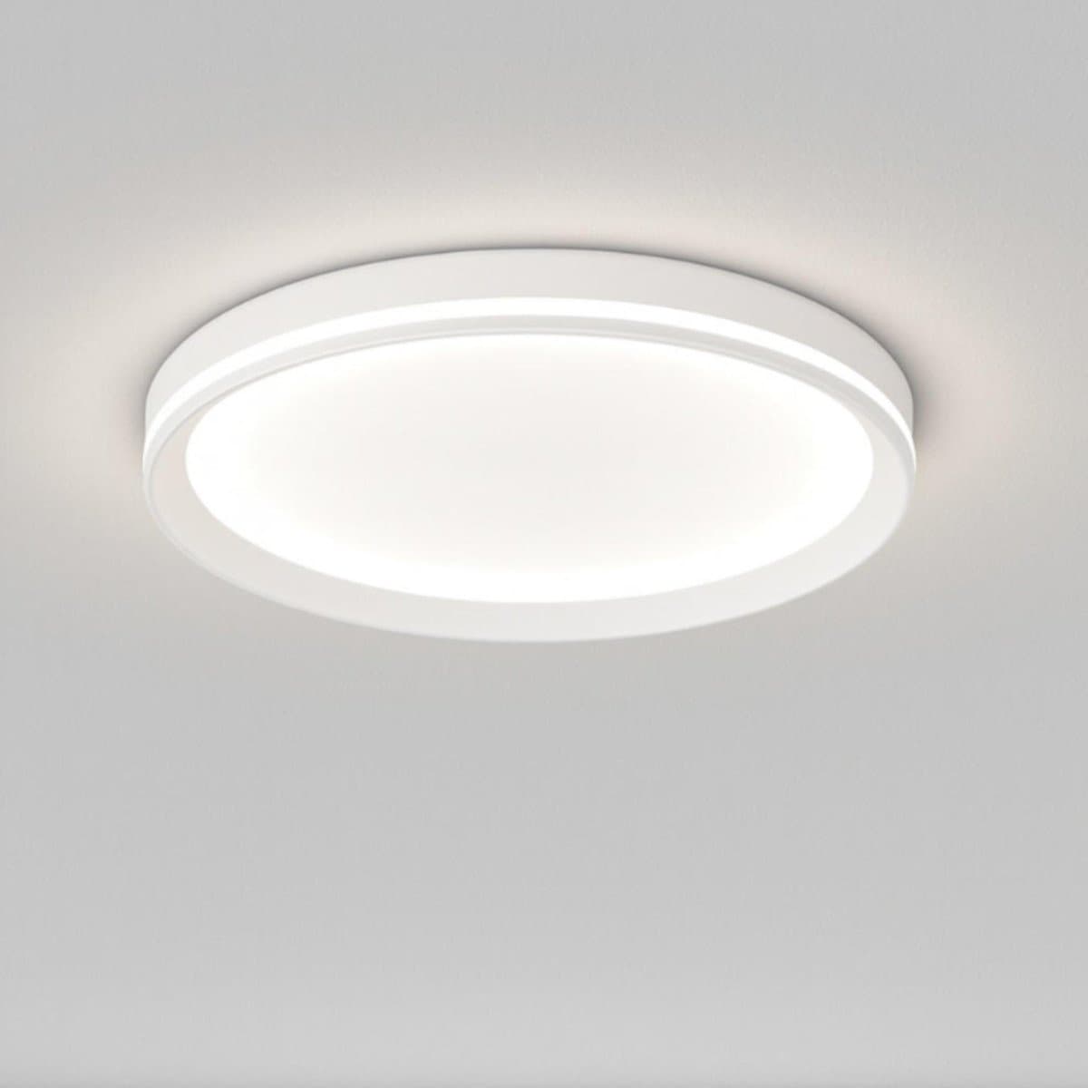 Plafoniera moderna Top light AERA 1222 60 LED CCT SWITCH biemissione metallo acrilico - 6