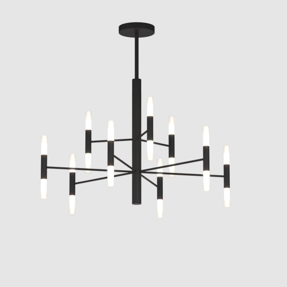 Lampadario moderno Top Light SPACE 1226 80 G9 LED metallo acrilico - 4