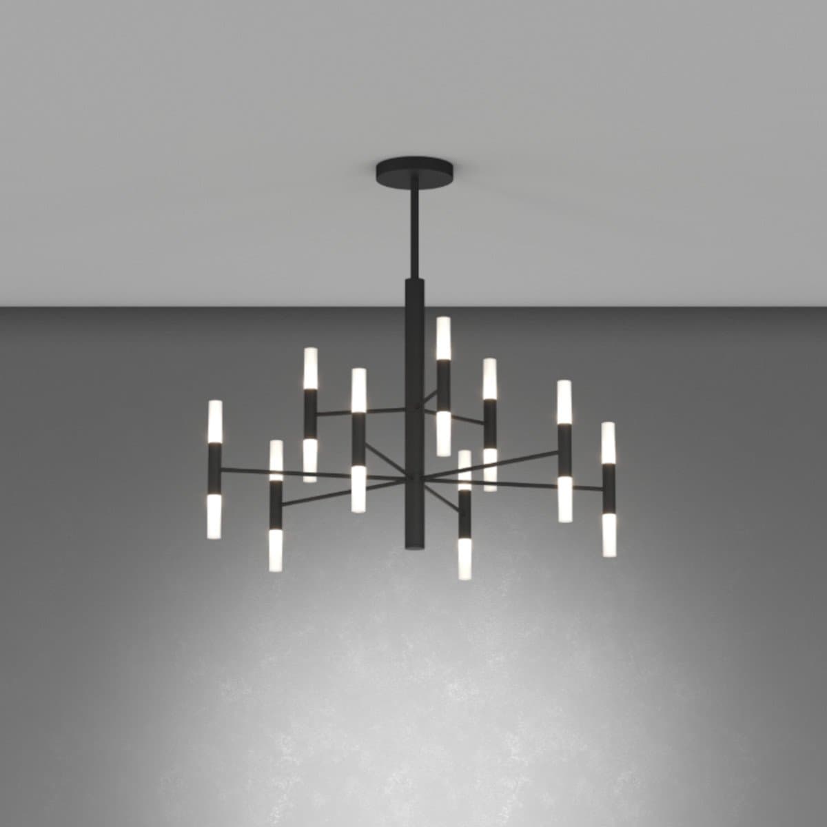 Lampadario moderno Top Light SPACE 1226 80 G9 LED metallo acrilico - 5