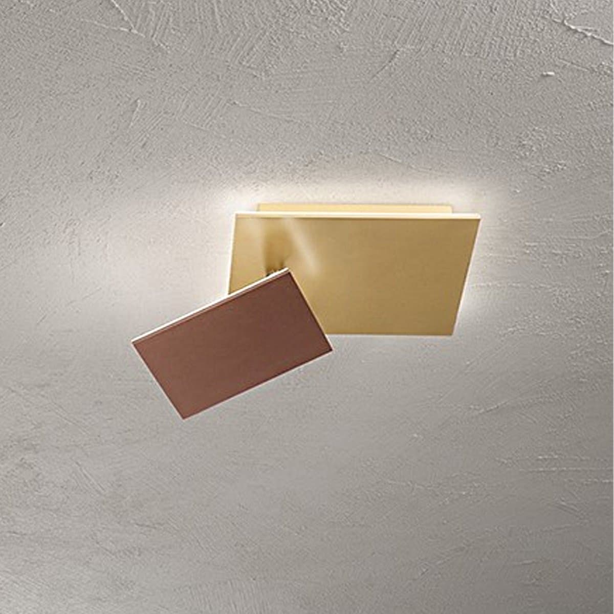 Plafoniera classica Perenz POST 8456 OR LC 35W LED 2800LM metallo oro marrone - 3