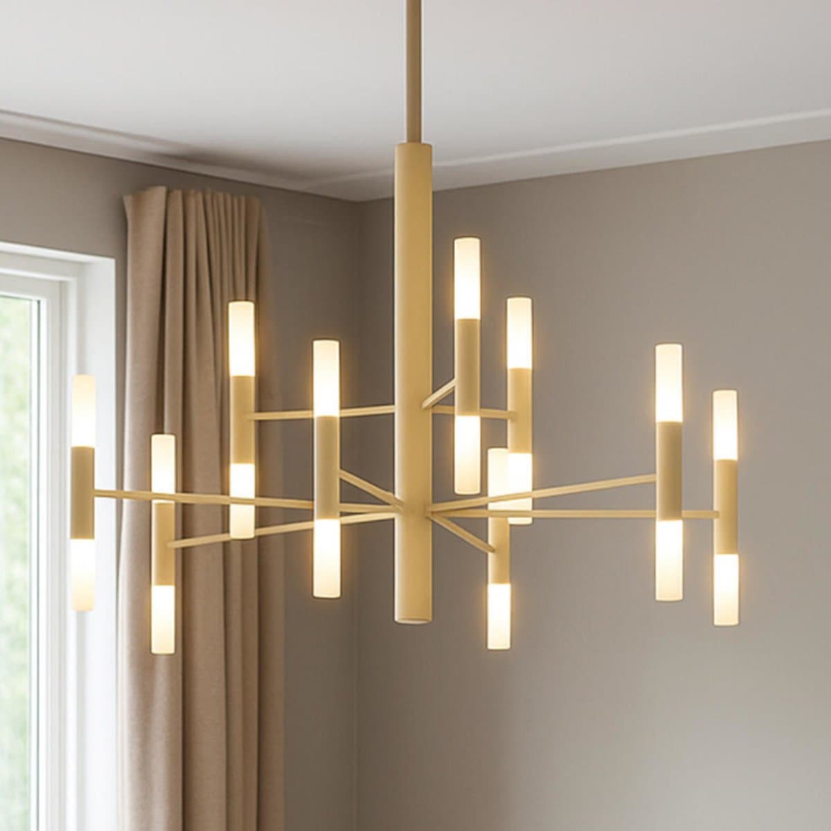 Lampadario moderno Top Light SPACE 1226 100 G9 LED metallo acrilico - 7