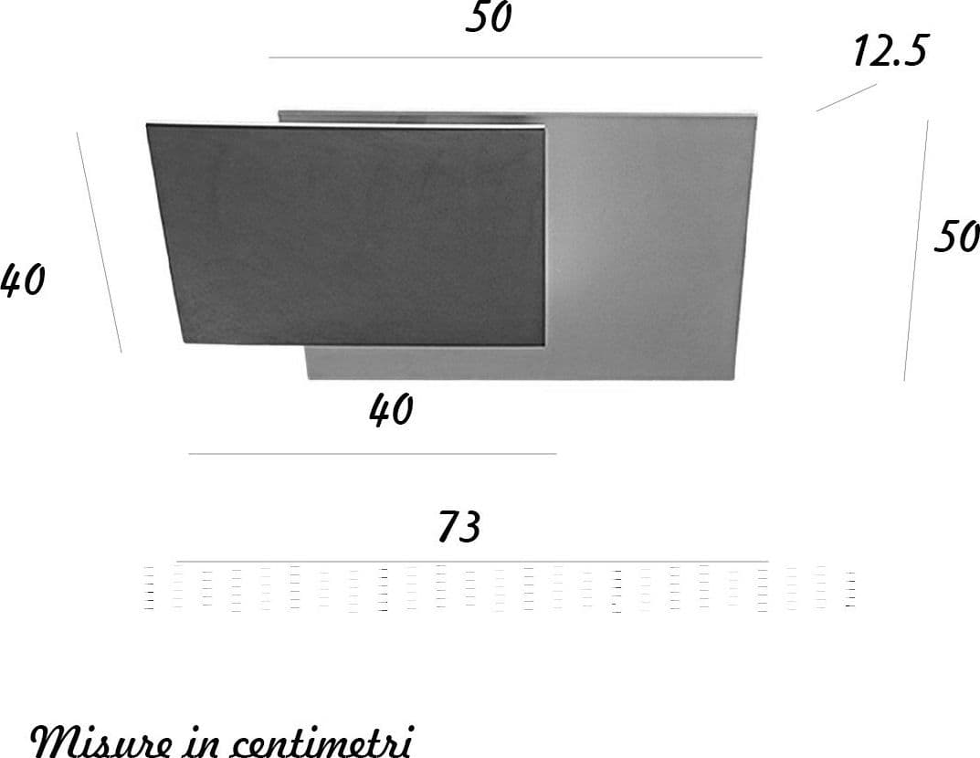 Applique moderna Perenz POST 8458 B LC 48W LED 3840LM metallo bianco - 4