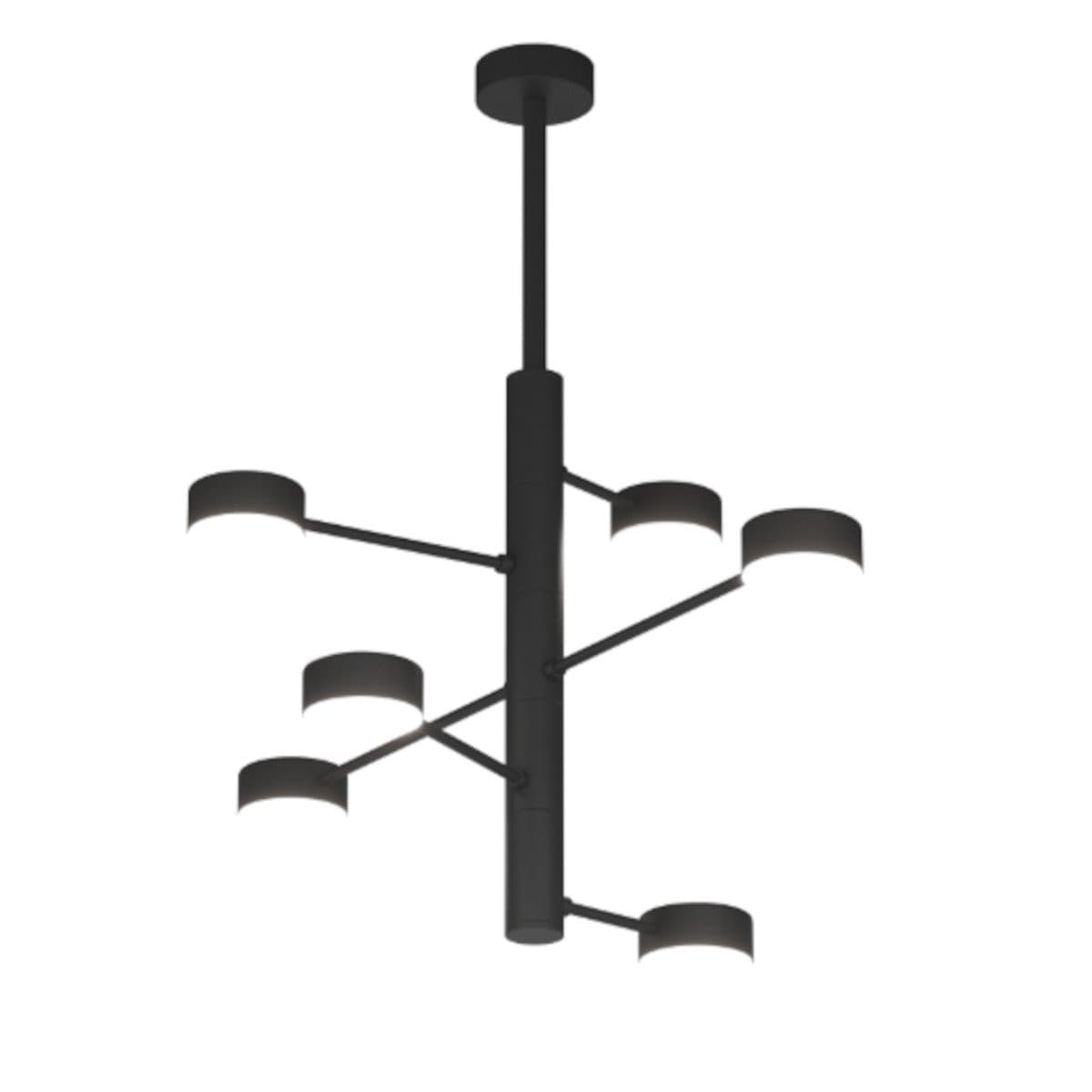 Lampadario moderno Top Light OCTOPUS 1227 6 GX53 LED orientabile metallo - 4