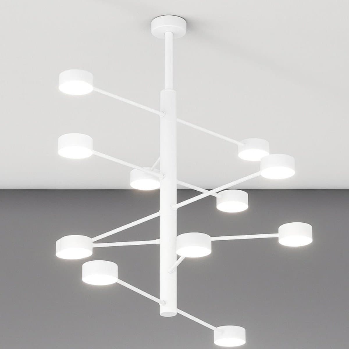 Lampadario moderno Top Light OCTOPUS 1227 12 GX53 LED orientabile metallo - 2