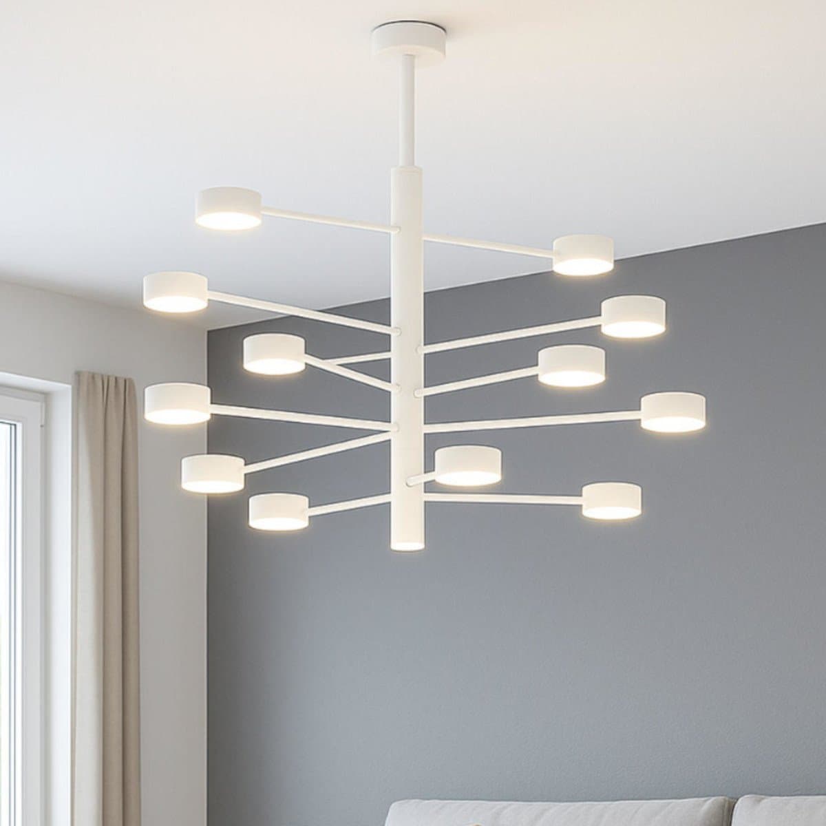 Lampadario moderno Top Light OCTOPUS 1227 12 GX53 LED orientabile metallo - 3