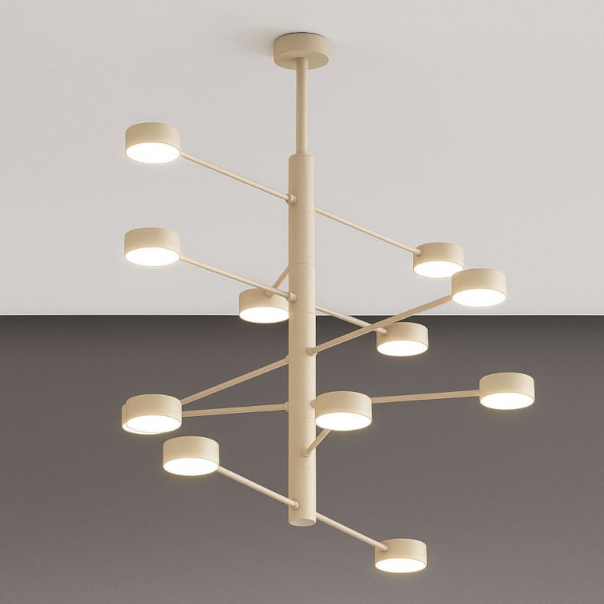 Lampadario moderno Top Light OCTOPUS 1227 12 GX53 LED orientabile metallo - 6