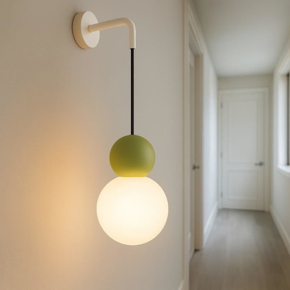 Applique moderno Top Light COTTAGE 1228 A G9 LED vetro metallo - 3