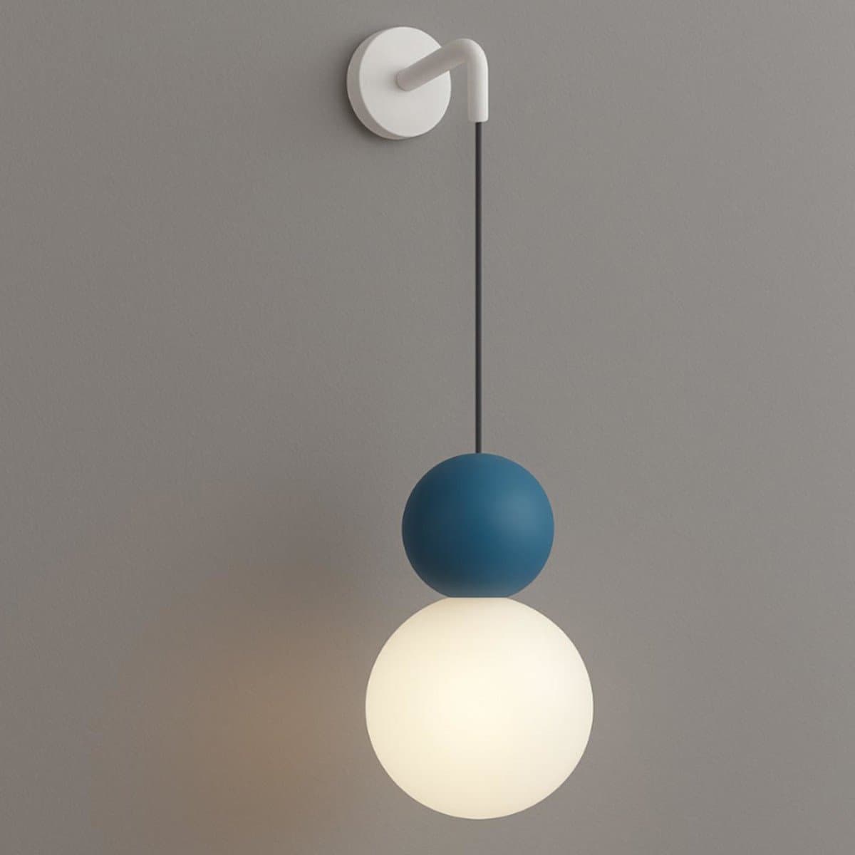 Applique moderno Top Light COTTAGE 1228 A G9 LED vetro metallo - 7