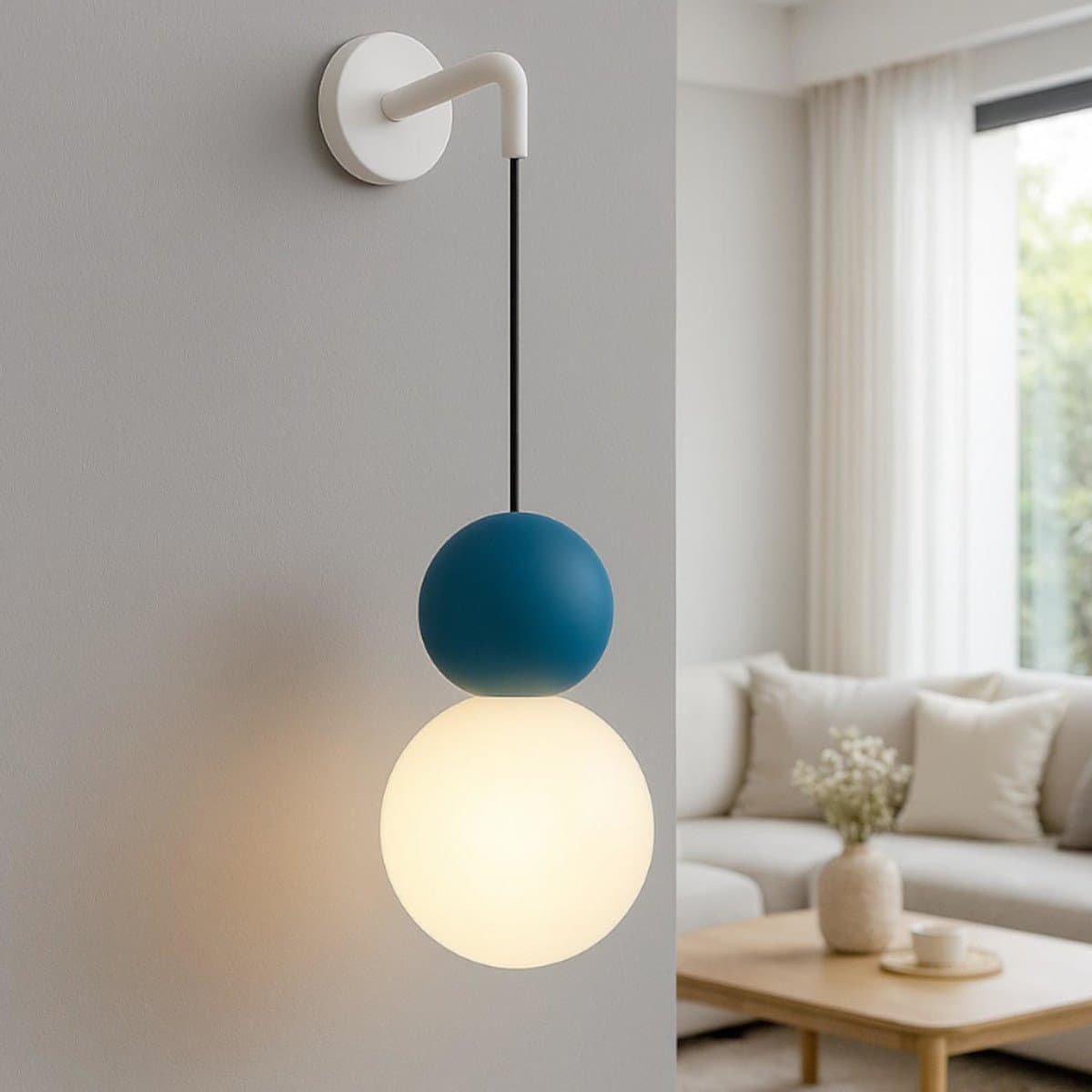 Applique moderno Top Light COTTAGE 1228 A G9 LED vetro metallo - 8
