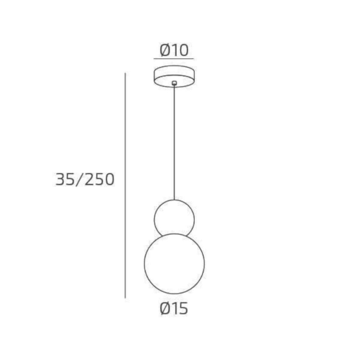 Lampadario moderno Top Light COTTAGE 1228 S1 G9 LED vetro metallo - 11