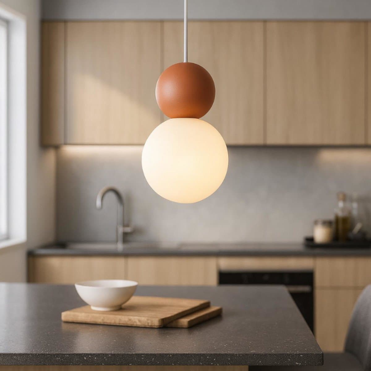 Lampadario moderno Top Light COTTAGE 1228 S1 G9 LED vetro metallo - 3