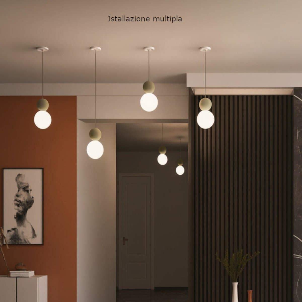 Lampadario moderno Top Light COTTAGE 1228 S1 G9 LED vetro metallo - 10