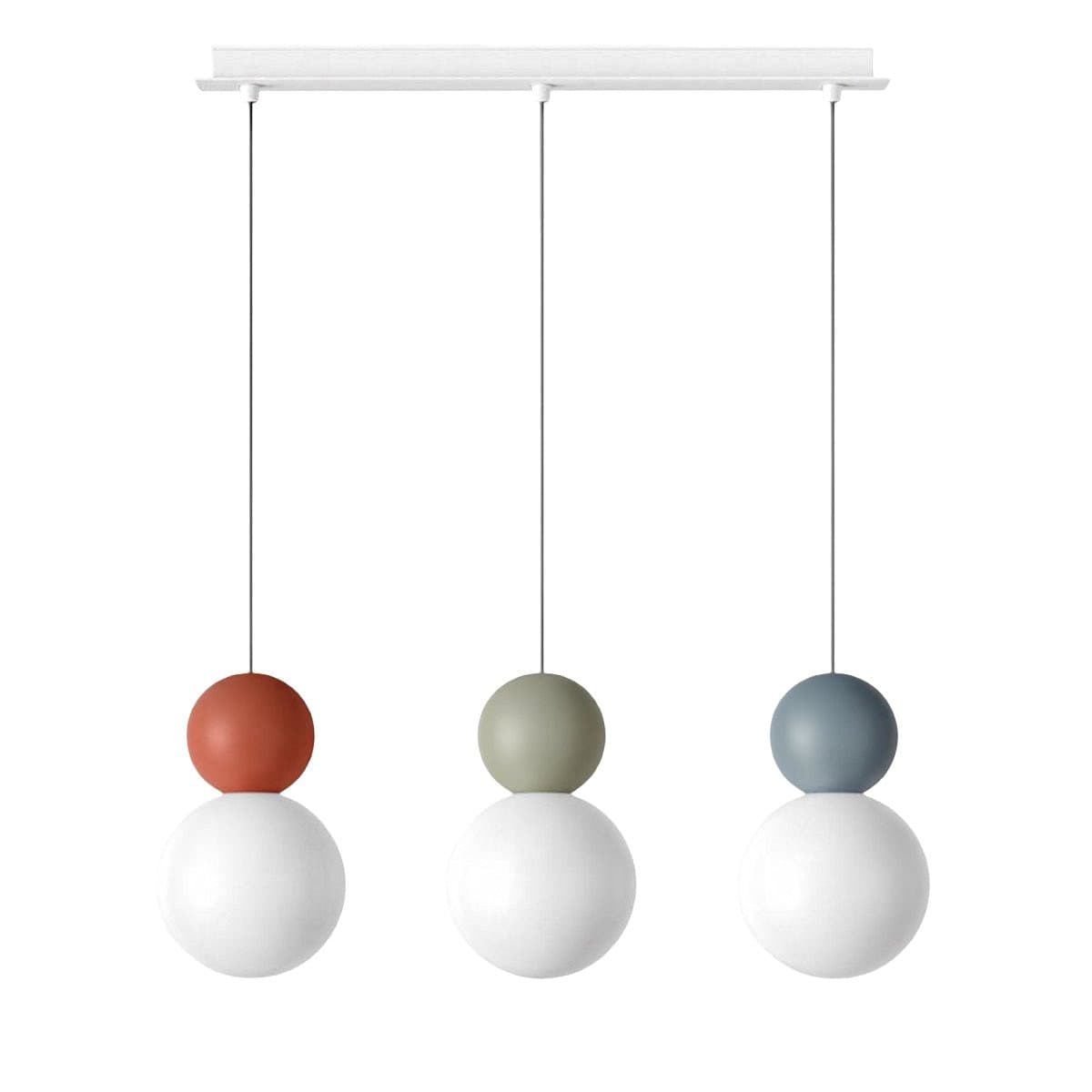 Lampadario moderno Top Light COTTAGE 1228 S3 R G9 LED vetro metallo - 1