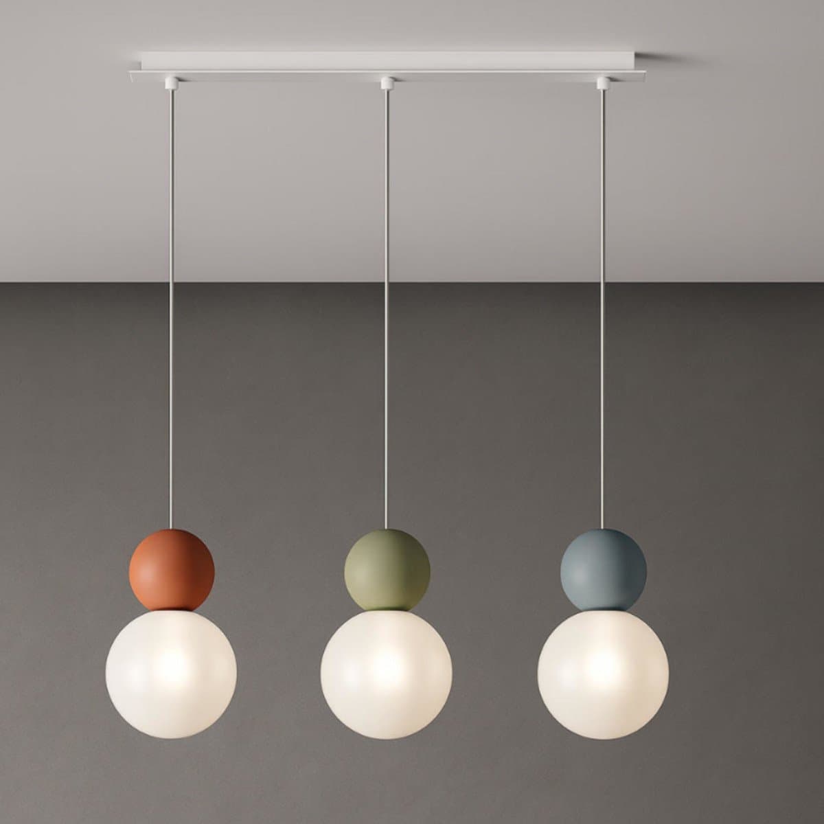 Lampadario moderno Top Light COTTAGE 1228 S3 R G9 LED vetro metallo - 3