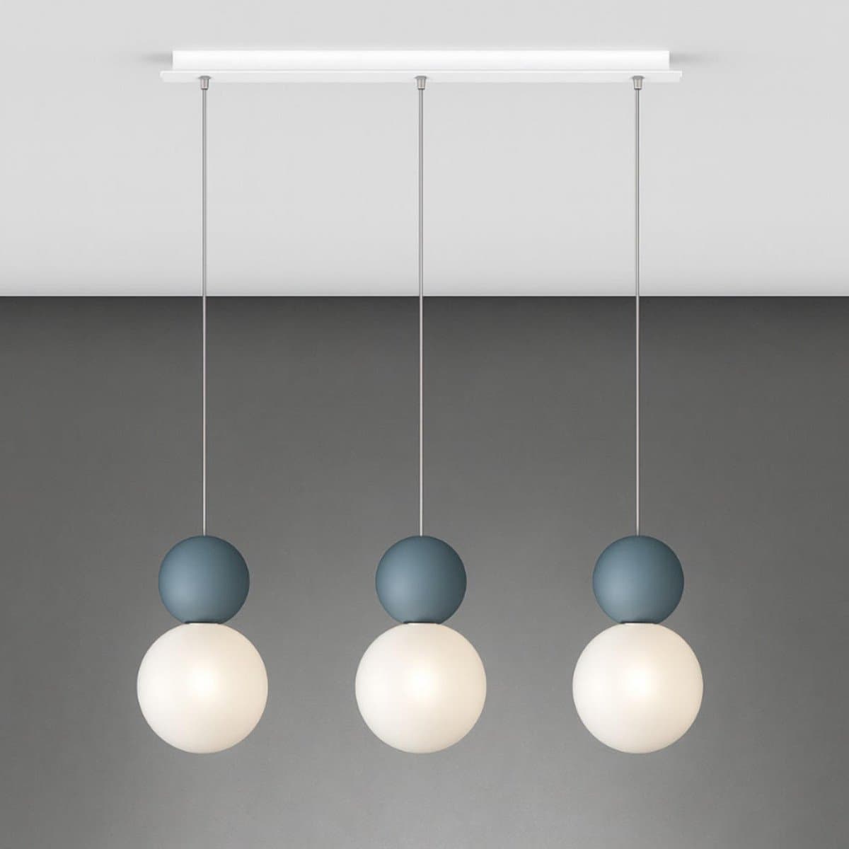 Lampadario moderno Top Light COTTAGE 1228 S3 R G9 LED vetro metallo - 5