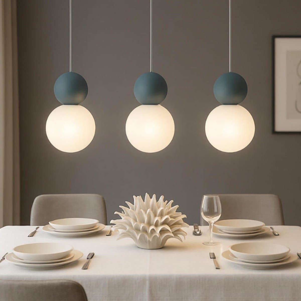 Lampadario moderno Top Light COTTAGE 1228 S3 R G9 LED vetro metallo - 6