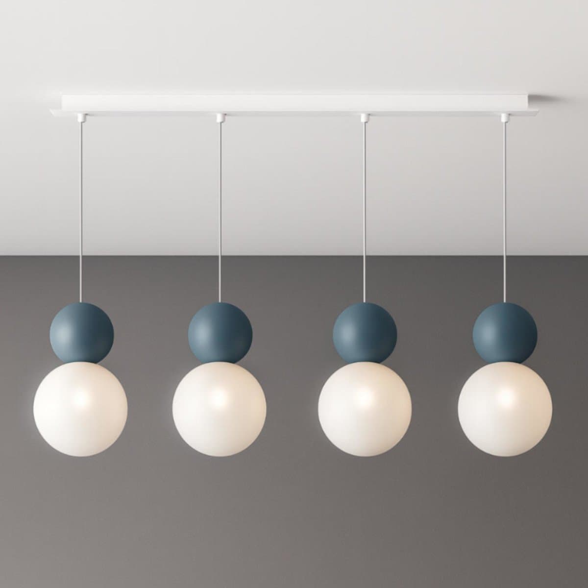 Lampadario moderno Top Light COTTAGE 1228 S4 R G9 LED vetro metallo - 3