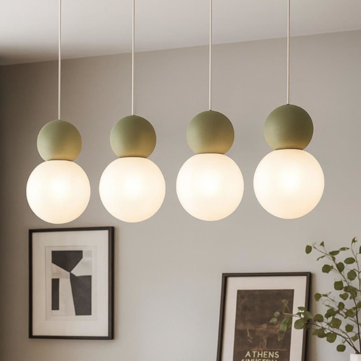 Lampadario moderno Top Light COTTAGE 1228 S4 R G9 LED vetro metallo - 5