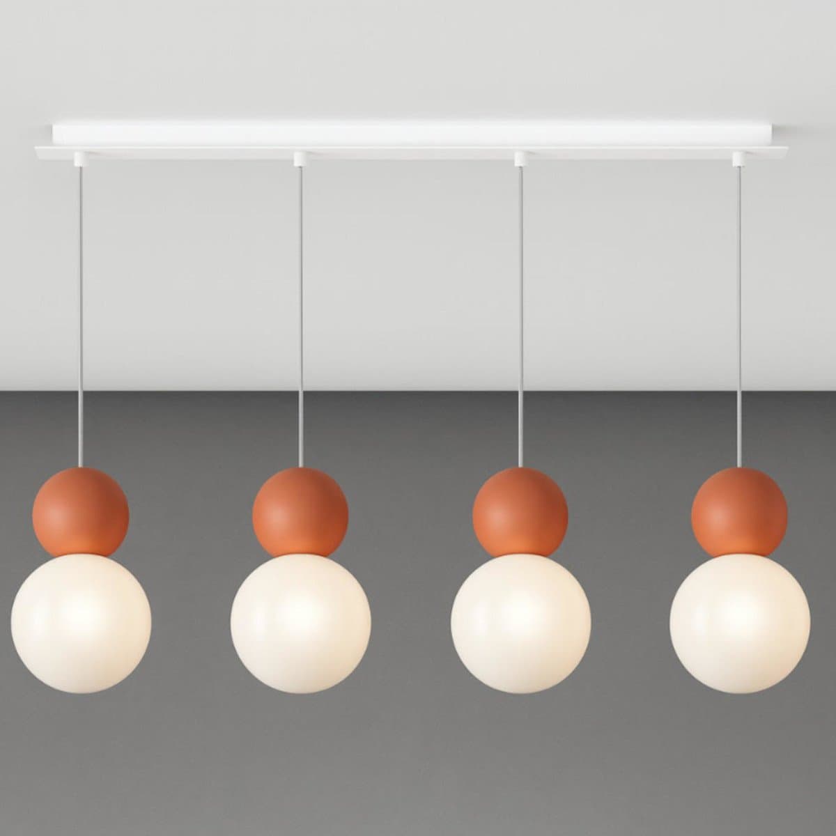 Lampadario moderno Top Light COTTAGE 1228 S4 R G9 LED vetro metallo - 7