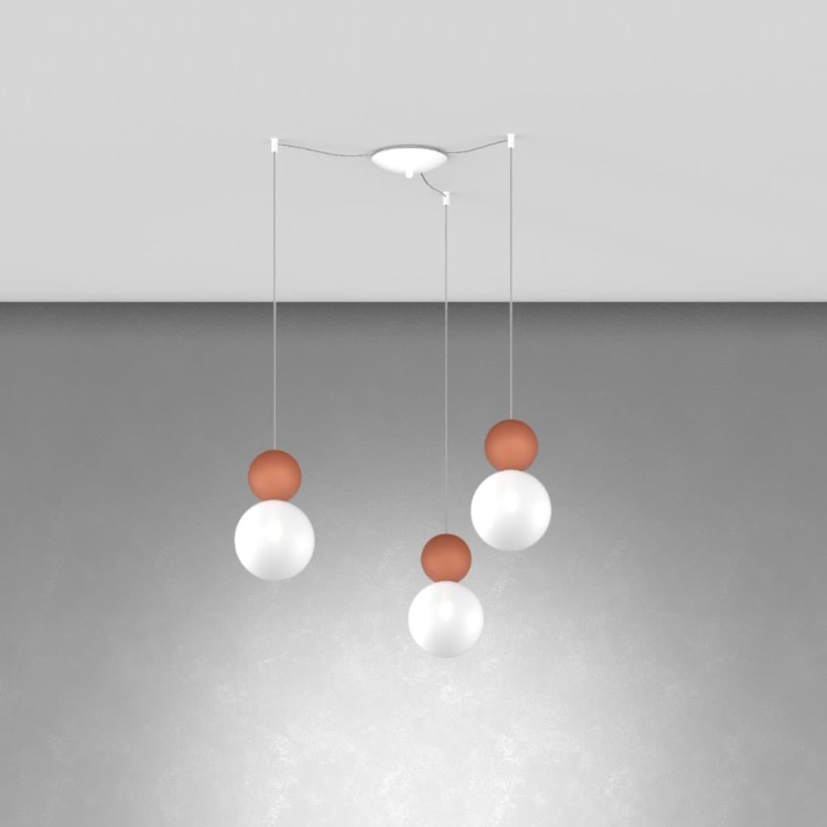 Lampadario moderno Top Light COTTAGE 1228 S3 S G9 LED vetro metallo - 2