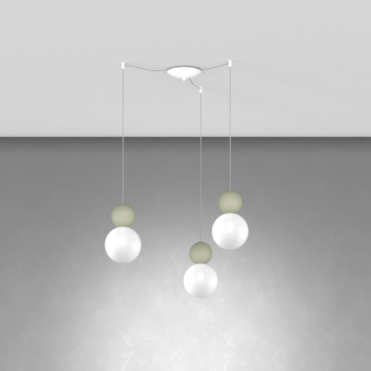 Lampadario moderno Top Light COTTAGE 1228 S3 S G9 LED vetro metallo - 7