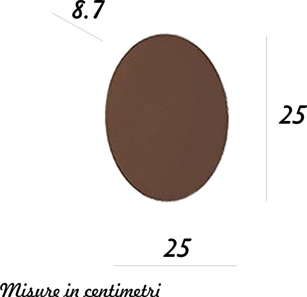 Applique Perenz NEBULA 8438 MM CT 15W LED CCT dimmerabile marrone metallizzato - 3