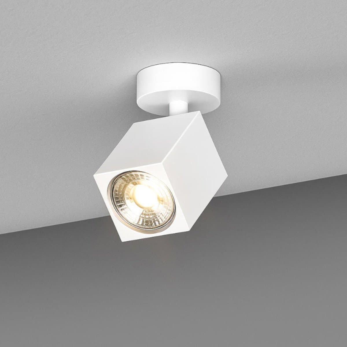 Faretto moderno Top Light KIBO 1230 1 GU10 LED orientabile metallo - 7