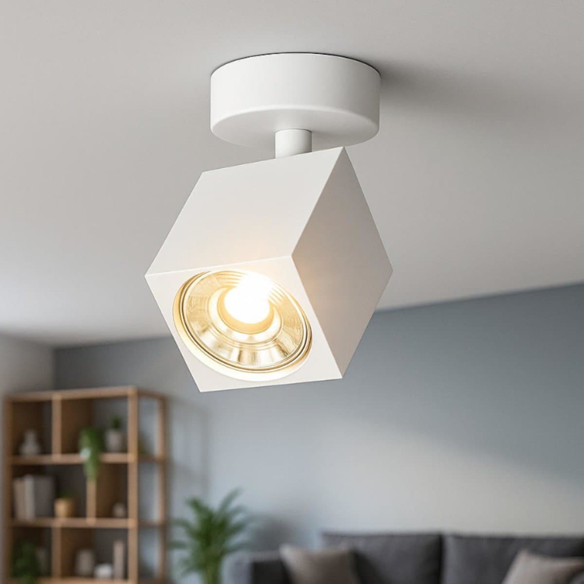 Faretto moderno Top Light KIBO 1230 1 GU10 LED orientabile metallo - 8