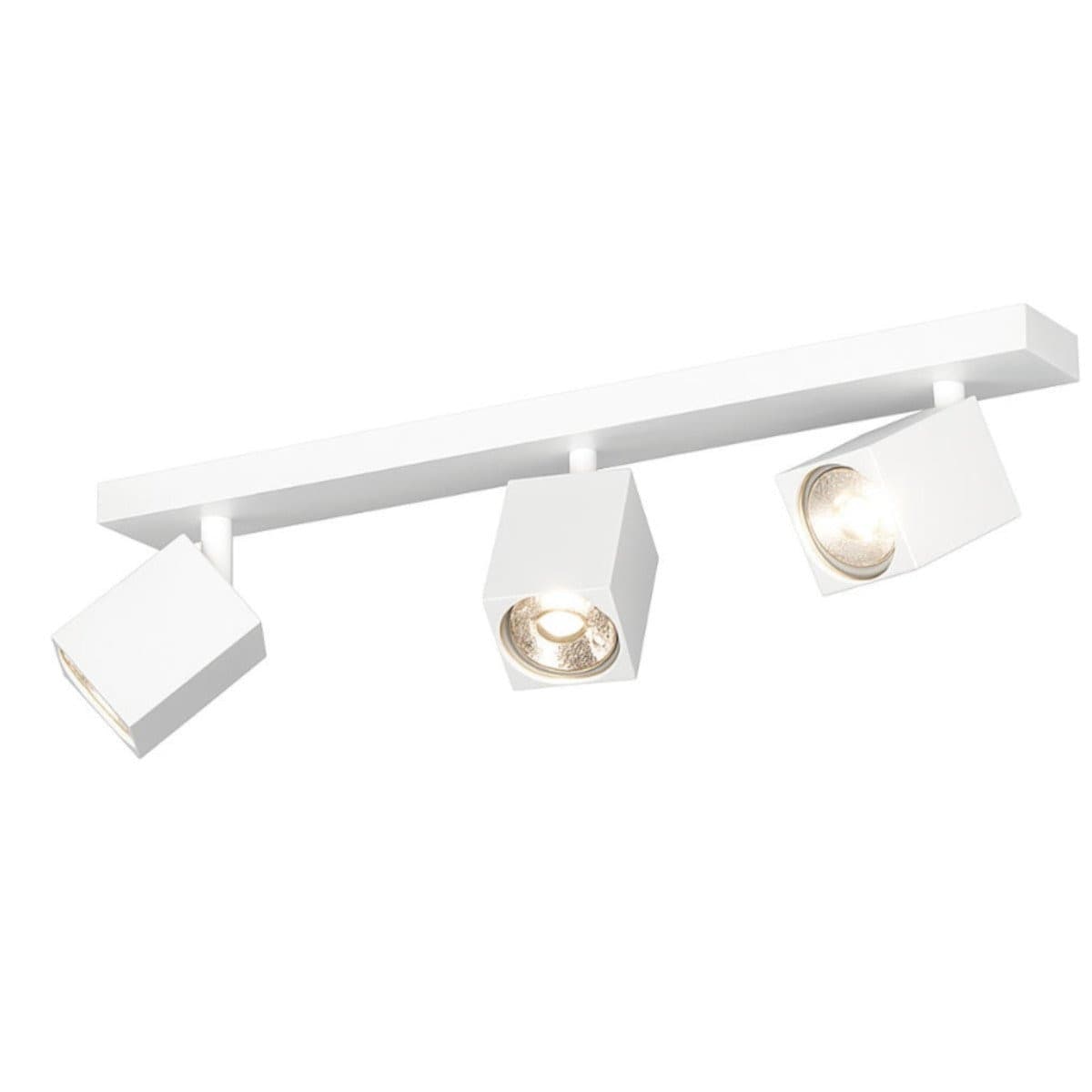 Binario moderno Top Light KIBO 1230 3 GU10 LED orientabile metallo - 1