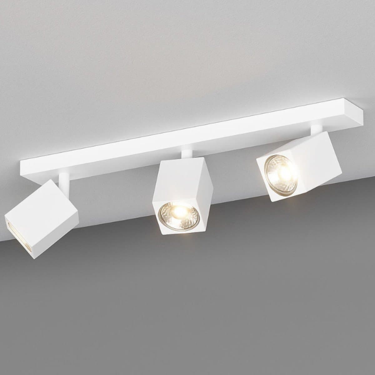 Binario moderno Top Light KIBO 1230 3 GU10 LED orientabile metallo - 3