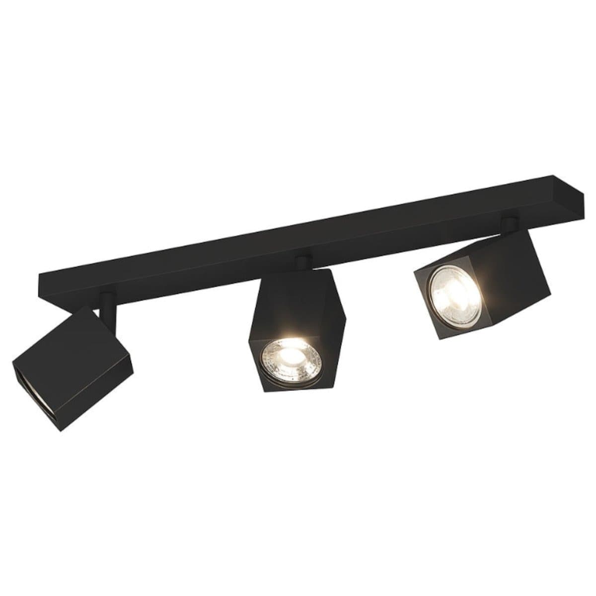 Binario moderno Top Light KIBO 1230 3 GU10 LED orientabile metallo - 4