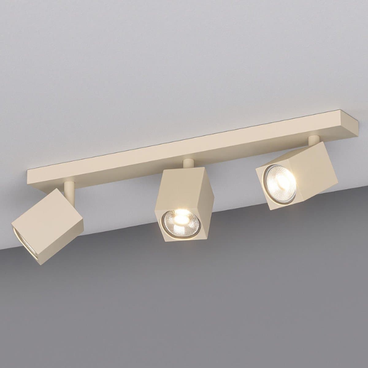 Binario moderno Top Light KIBO 1230 3 GU10 LED orientabile metallo - 9