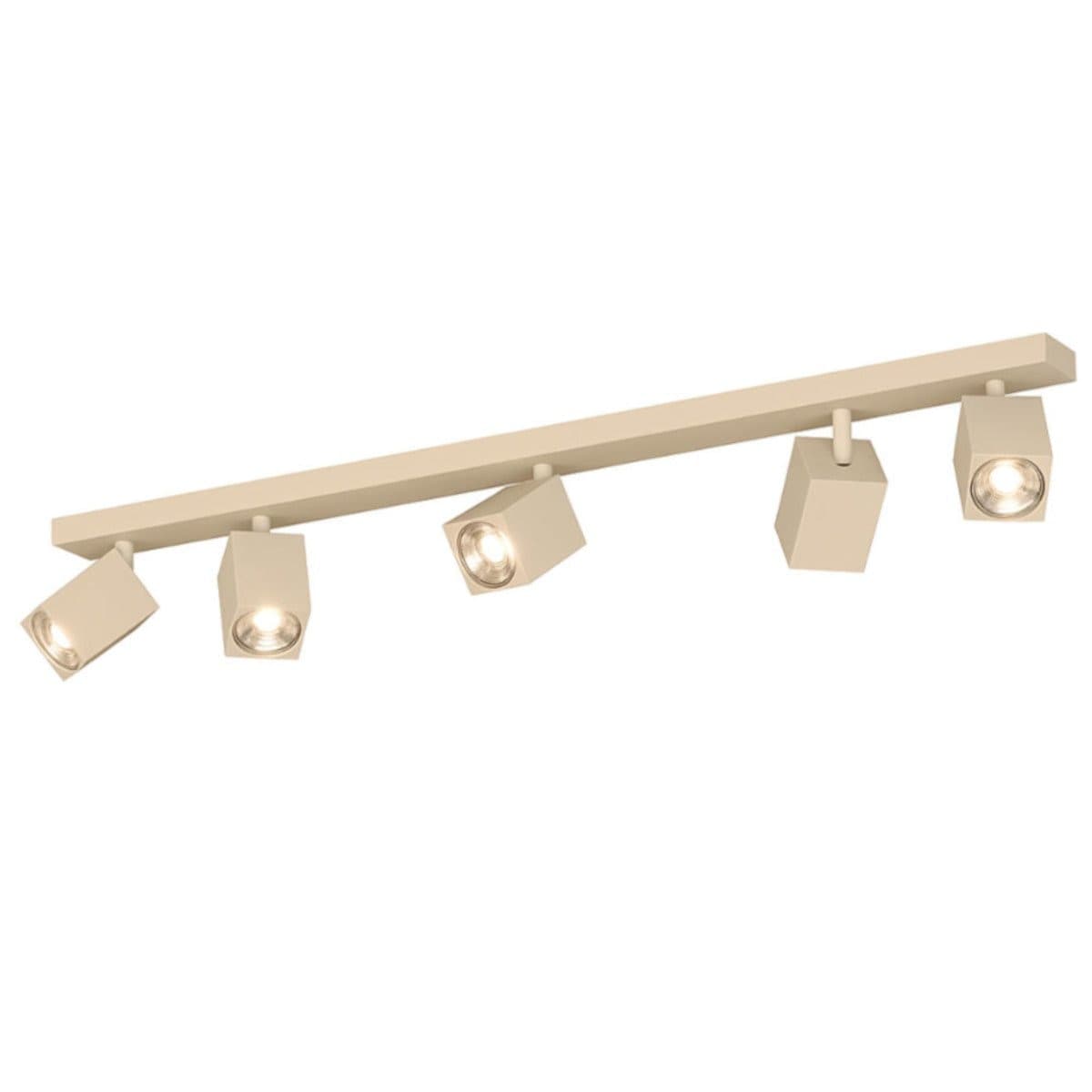 Binario moderno Top Light KIBO 1230 5 GU10 LED orientabile metallo - 1