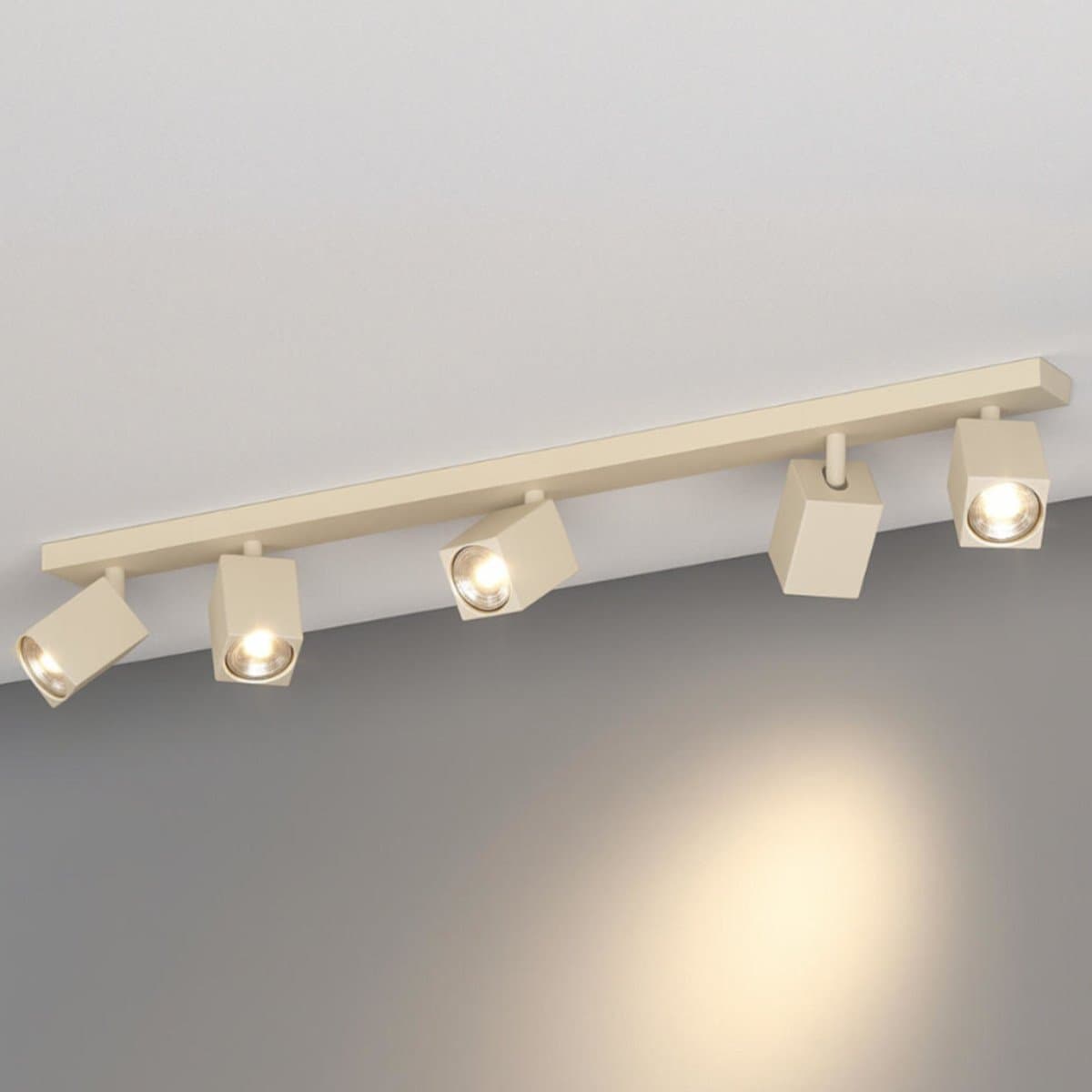 Binario moderno Top Light KIBO 1230 5 GU10 LED orientabile metallo - 2