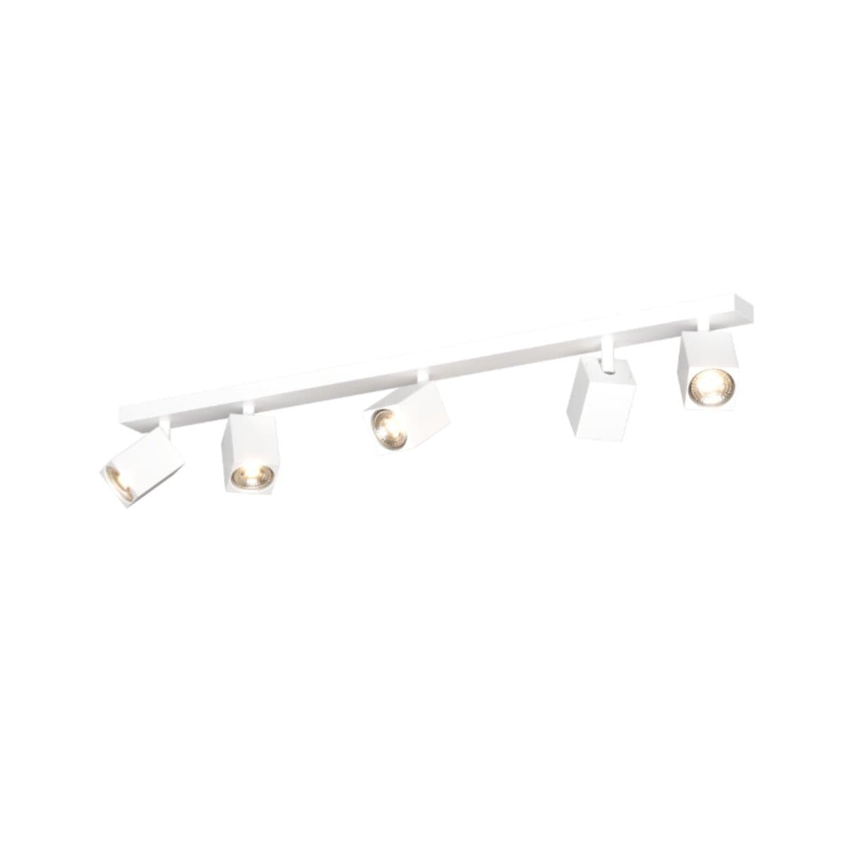 Binario moderno Top Light KIBO 1230 5 GU10 LED orientabile metallo - 7