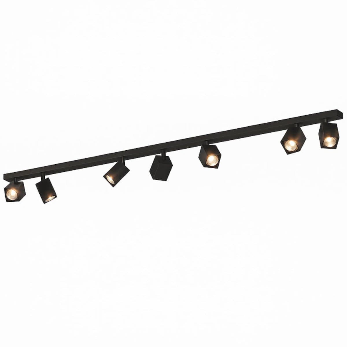 Binario moderno Top Light KIBO 1230 7 GU10 LED orientabile metallo - 16