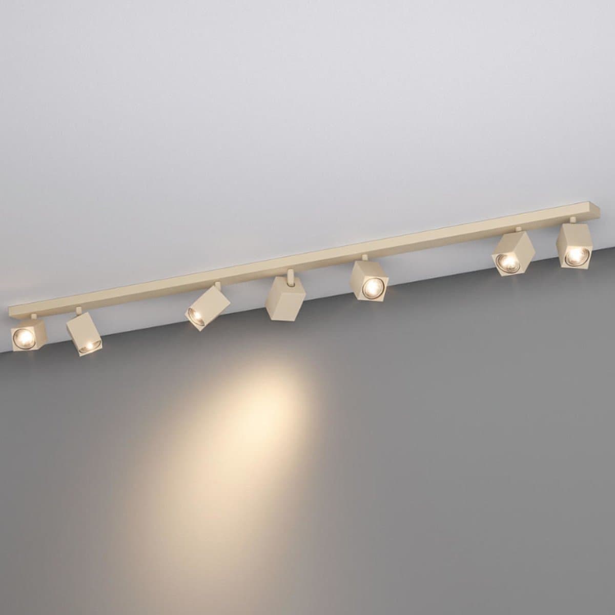 Binario moderno Top Light KIBO 1230 7 GU10 LED orientabile metallo - 5