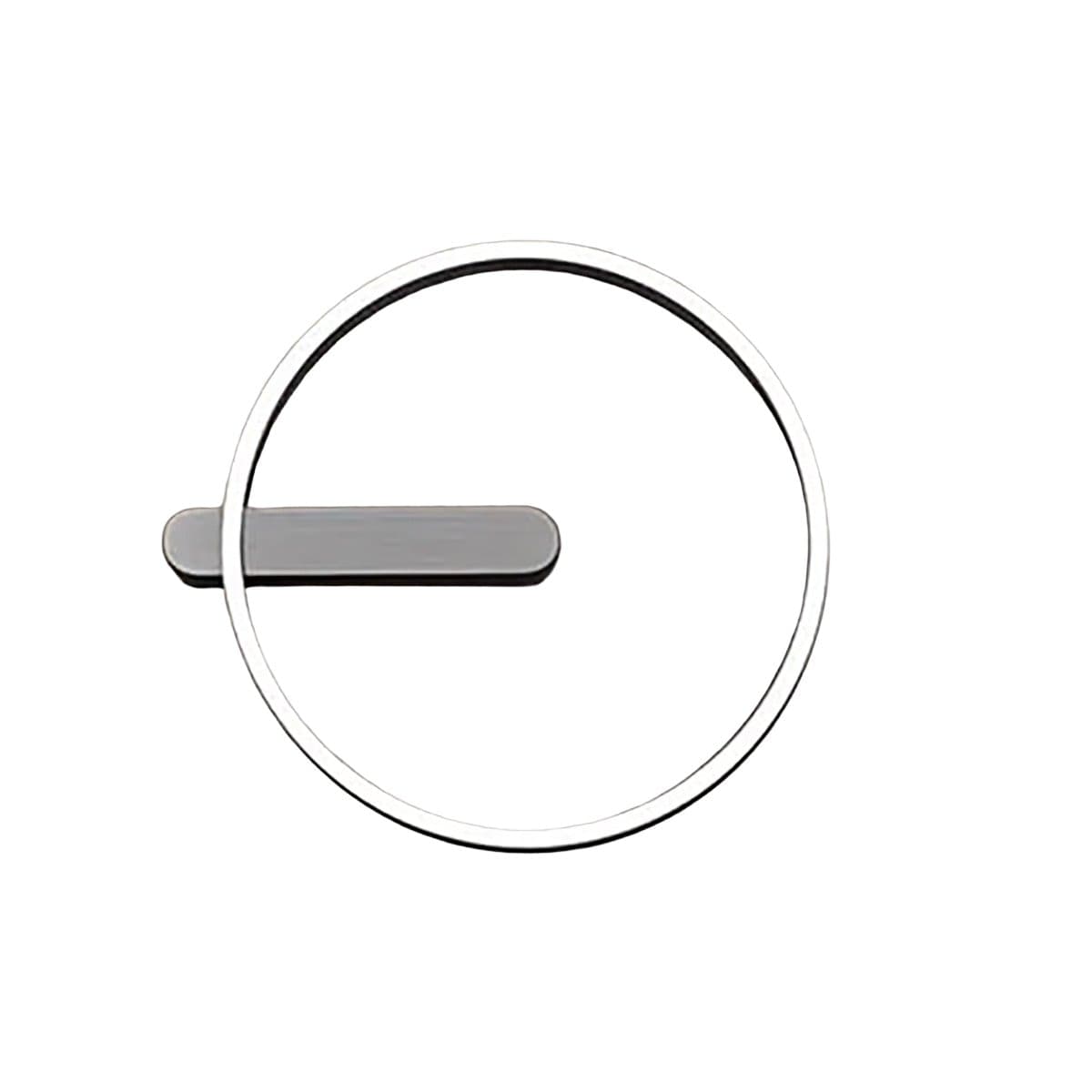 Plafoniera moderna Perenz OFF 8426 GR CT LED CCT biemissione metallo grigio spazzolato - 3