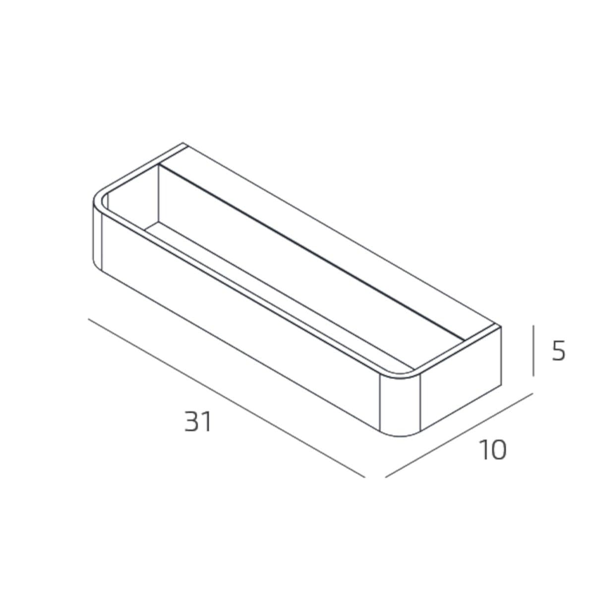 Applique moderno Top Light SMART 1232 31 LED CCT SWITCH alluminio biemissione - 7